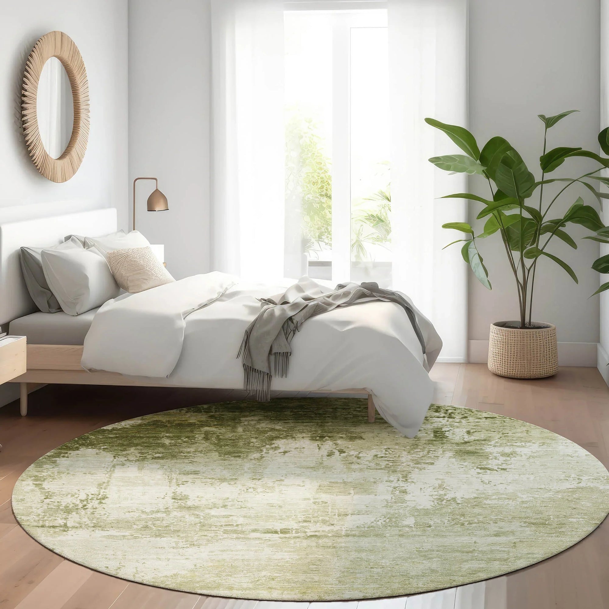 Addison Rugs Kaelira Green Washable Indoor-Outdoor Rug