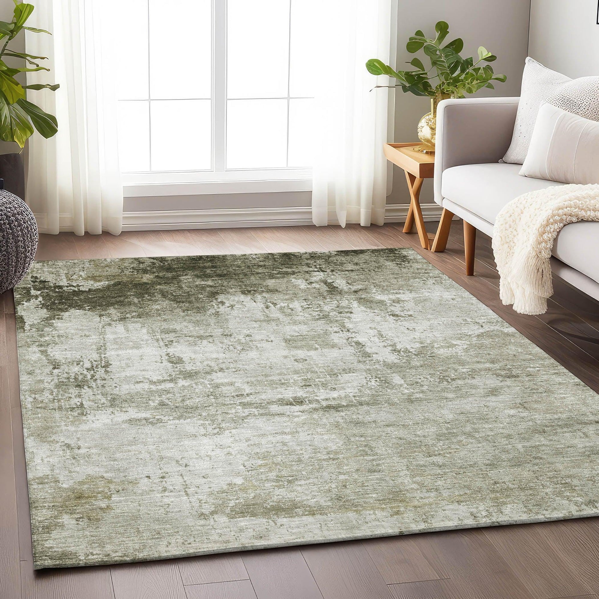 Addison Rugs Kaelira Taupe Washable Indoor-Outdoor Rug