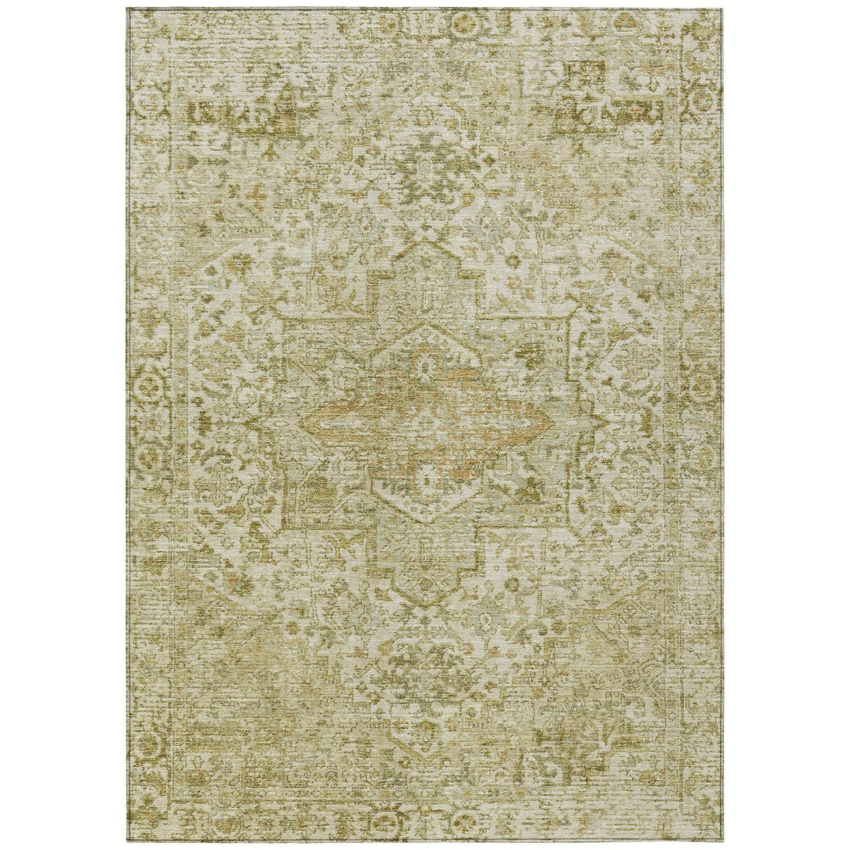 Addison Rugs Kaelon Brown Washable Indoor-Outdoor Rug