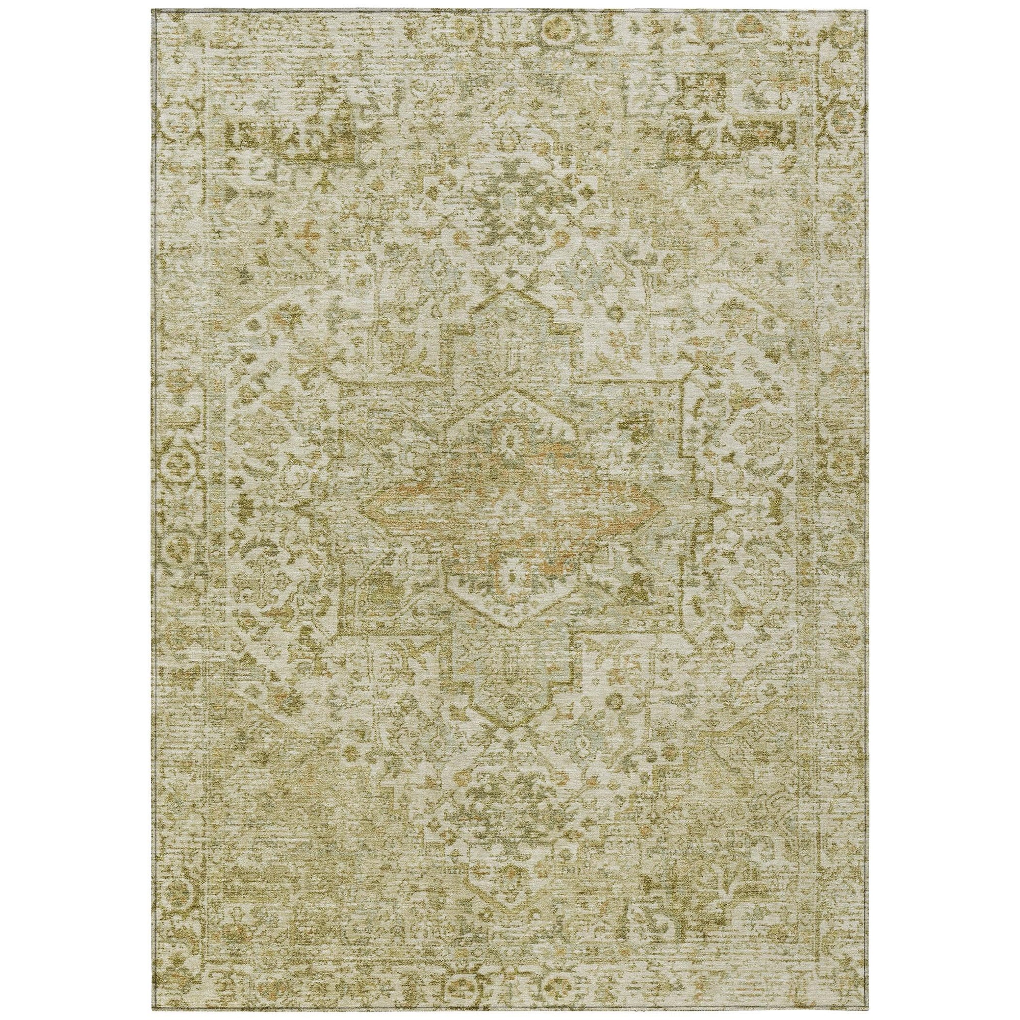 Addison Rugs Kaelon Brown Washable Indoor-Outdoor Rug