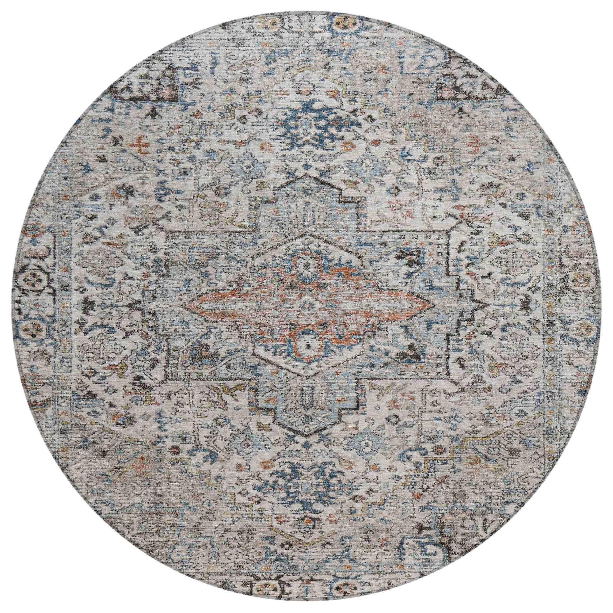 Addison Rugs Kaelon Ivory Washable Indoor-Outdoor Rug