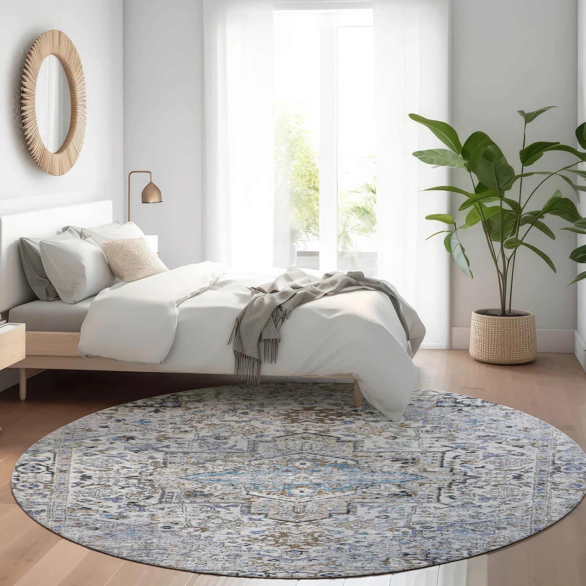 Addison Rugs Kaelon Linen Washable Indoor-Outdoor Rug