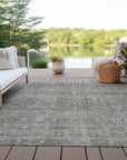 Addison Rugs Kaelora Gray Washable Indoor-Outdoor Rug