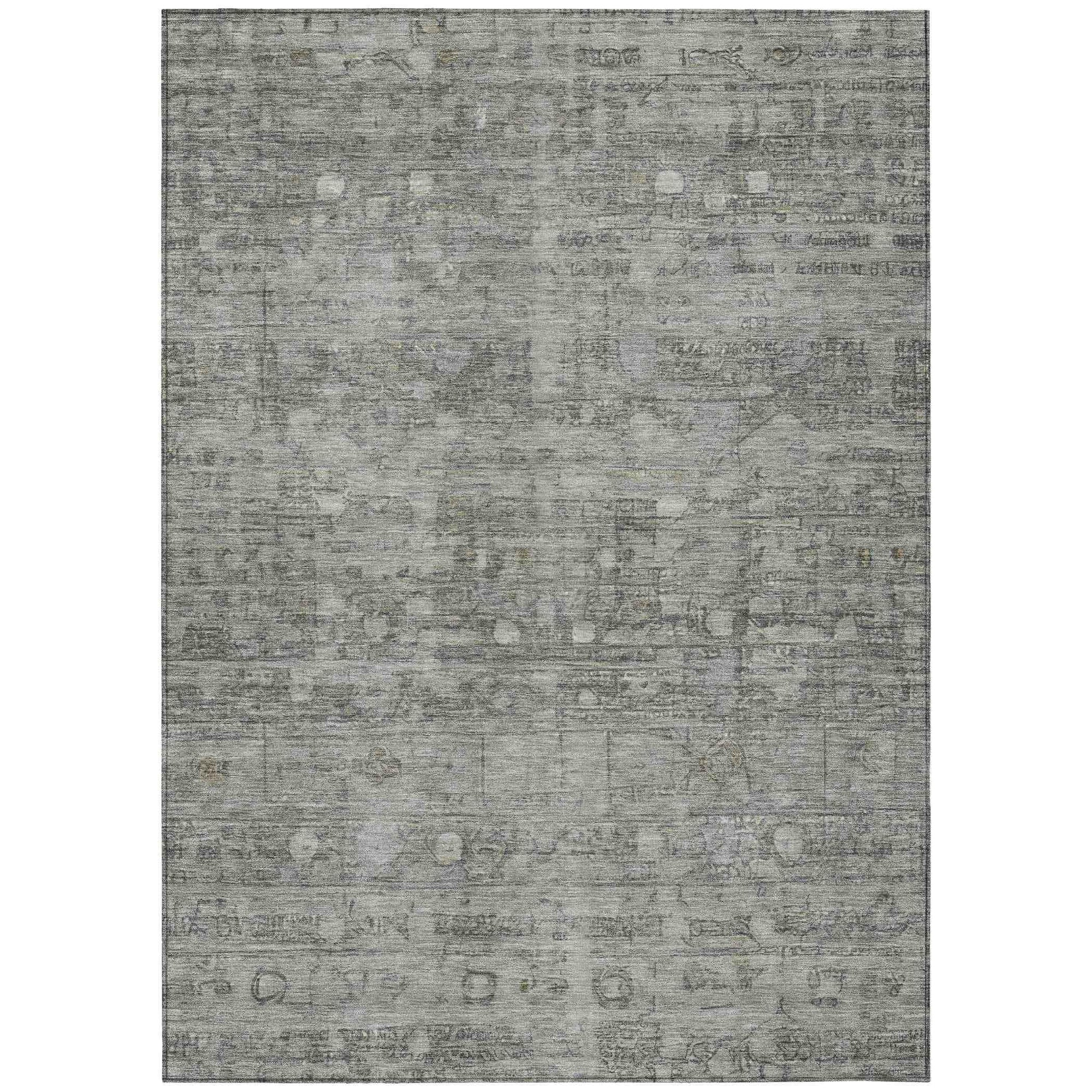 Addison Rugs Kaelora Gray Washable Indoor-Outdoor Rug
