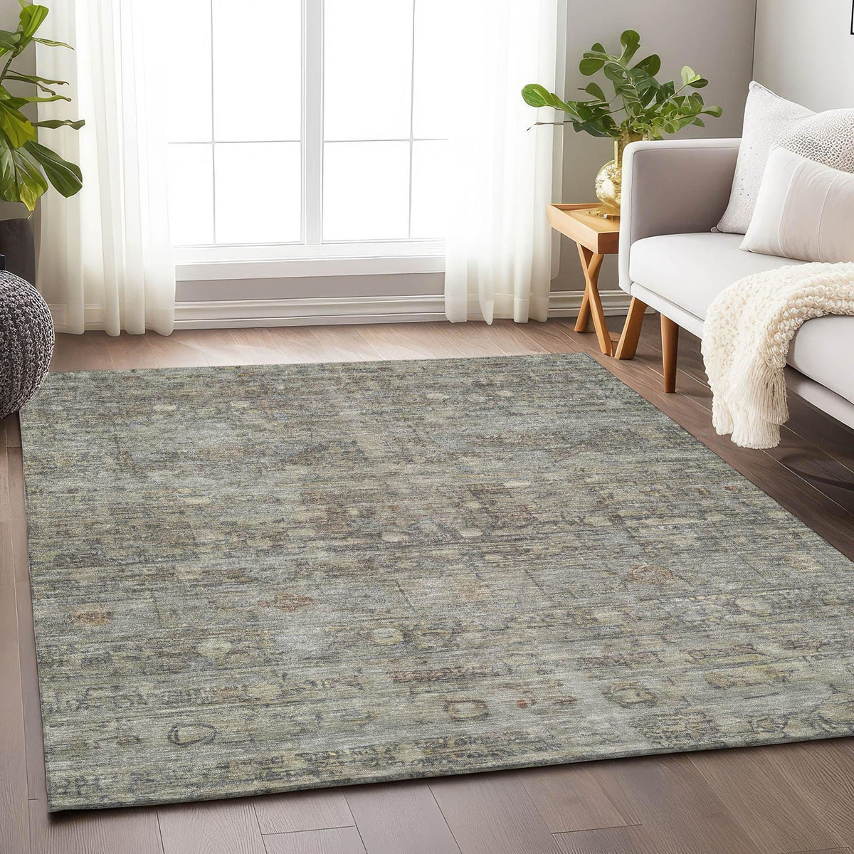 Addison Rugs Kaelora Brown Washable Indoor-Outdoor Rug