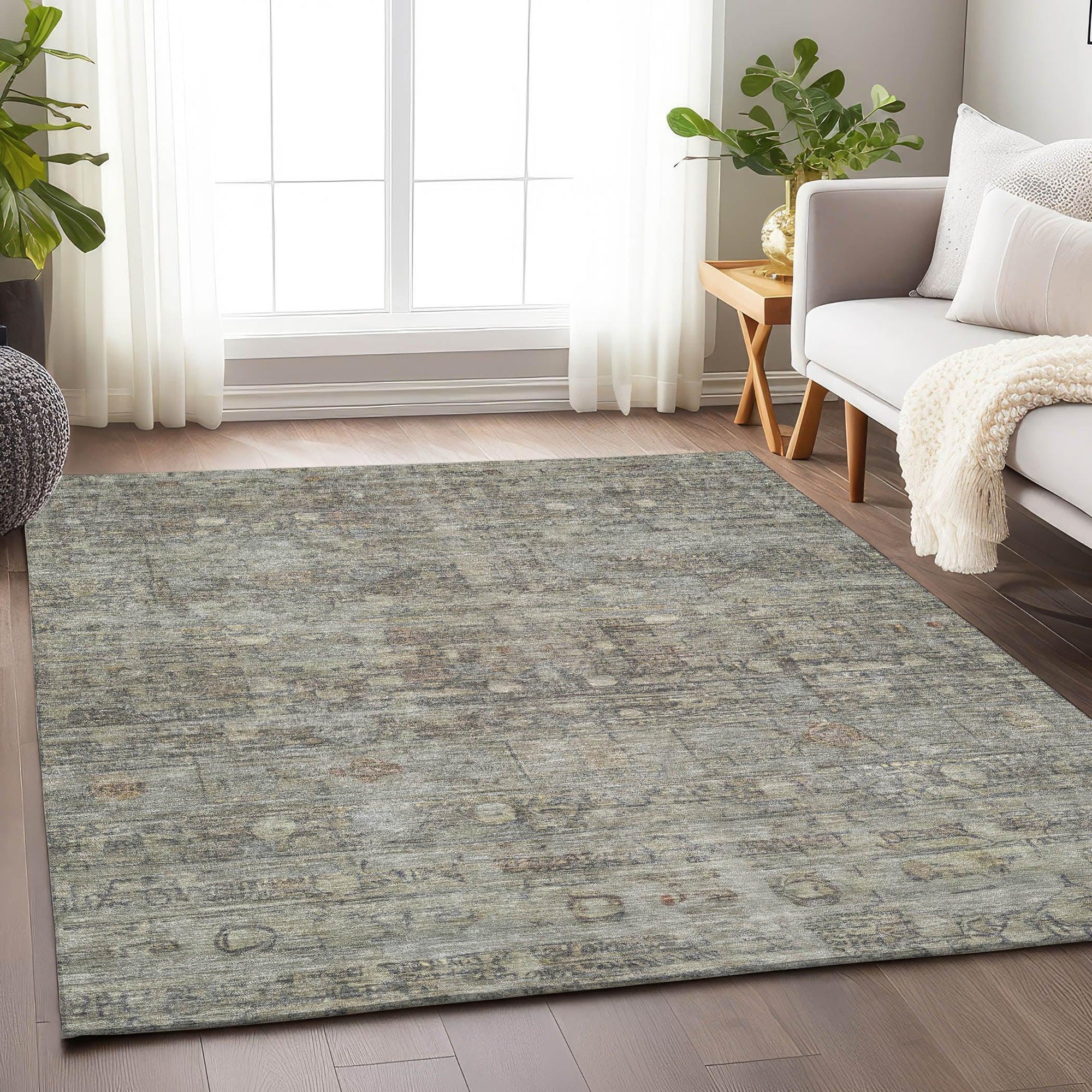Addison Rugs Kaelora Brown Washable Indoor-Outdoor Rug
