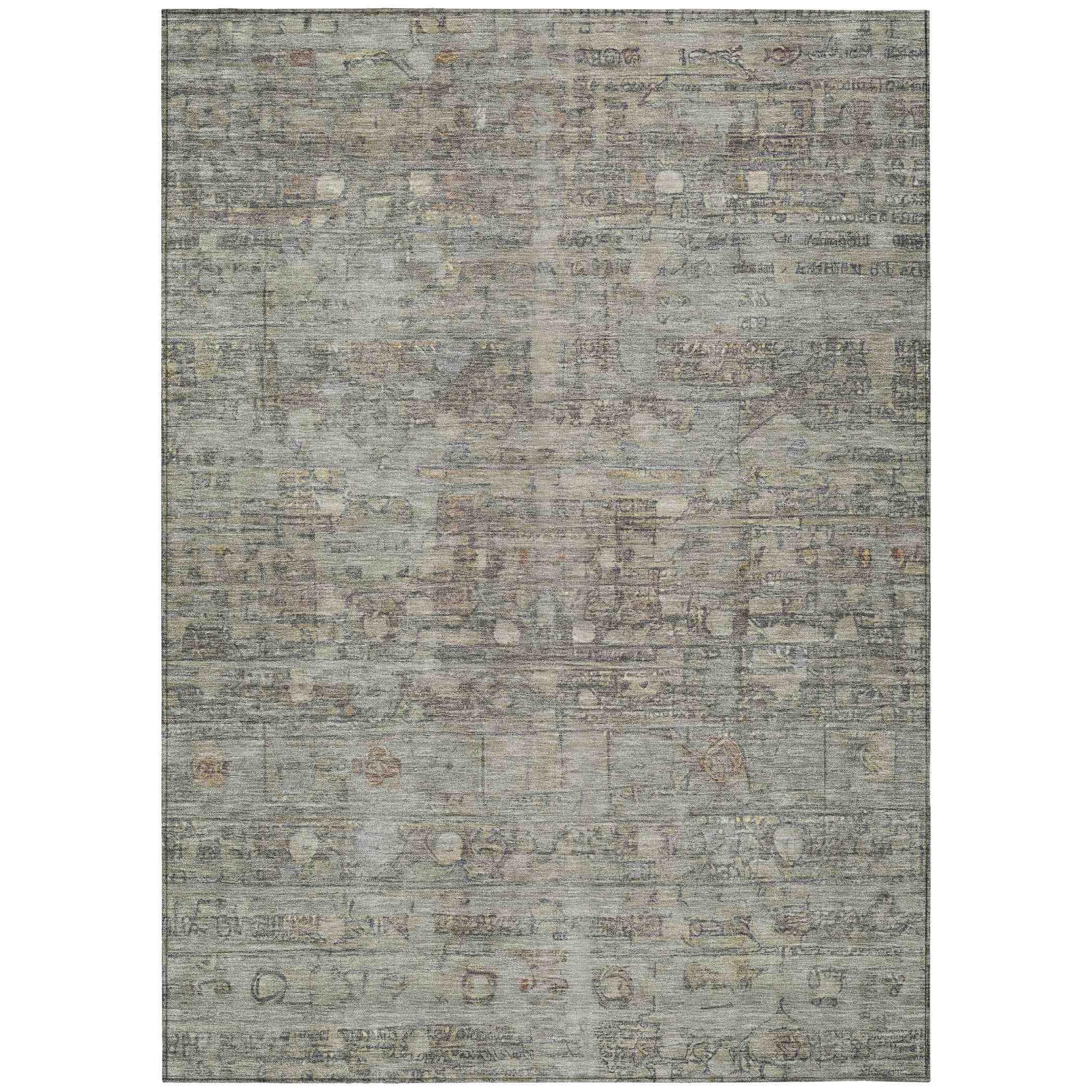 Addison Rugs Kaelora Brown Washable Indoor-Outdoor Rug