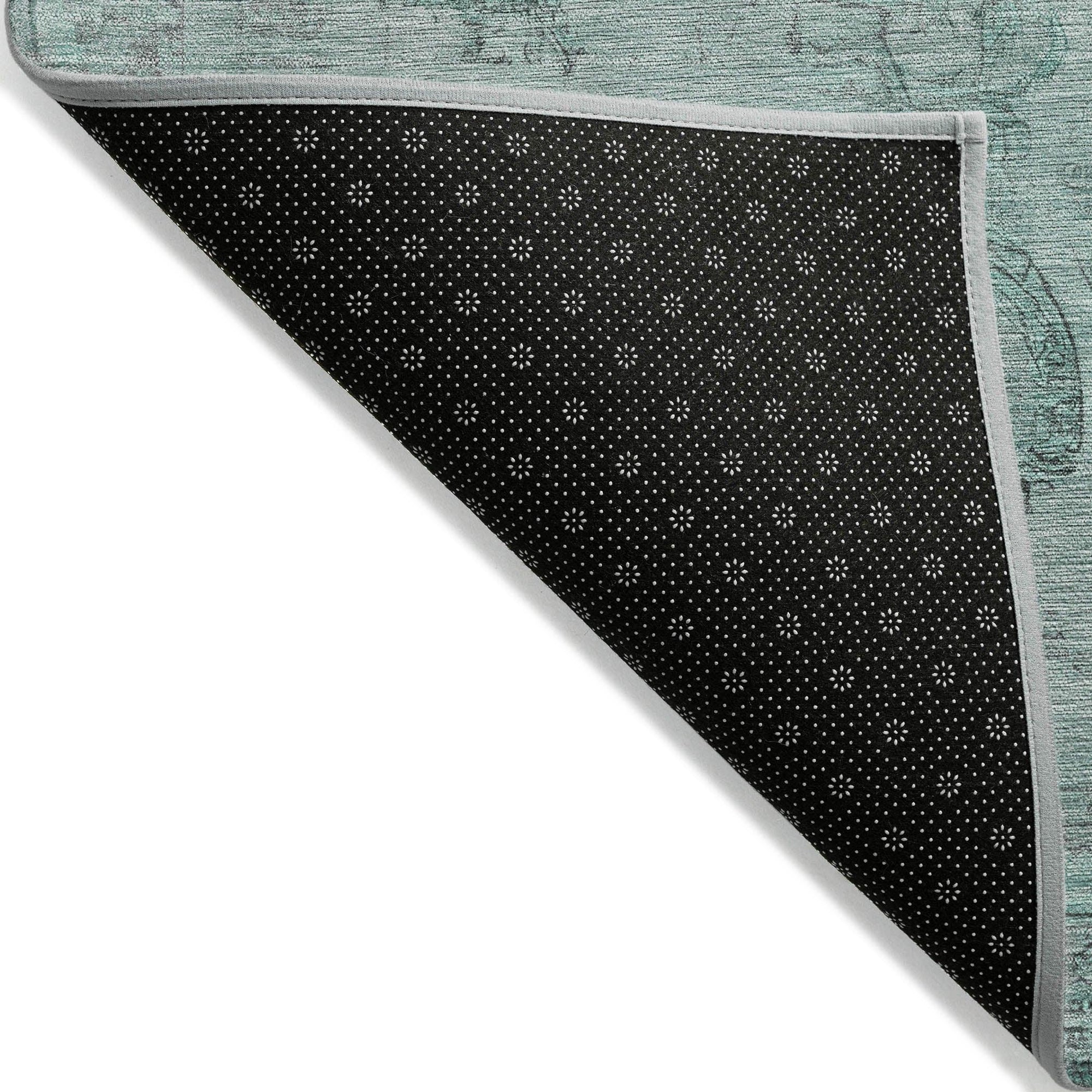 Addison Rugs Laeanor Teal Washable Indoor-Outdoor Rug
