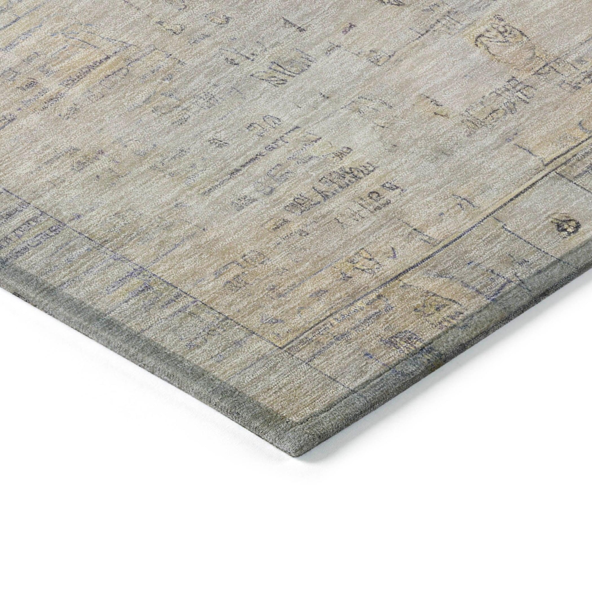 Addison Rugs Laeanor Ivory Washable Indoor-Outdoor Rug