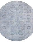 Laeanor Blue Washable Indoor-Outdoor Rug
