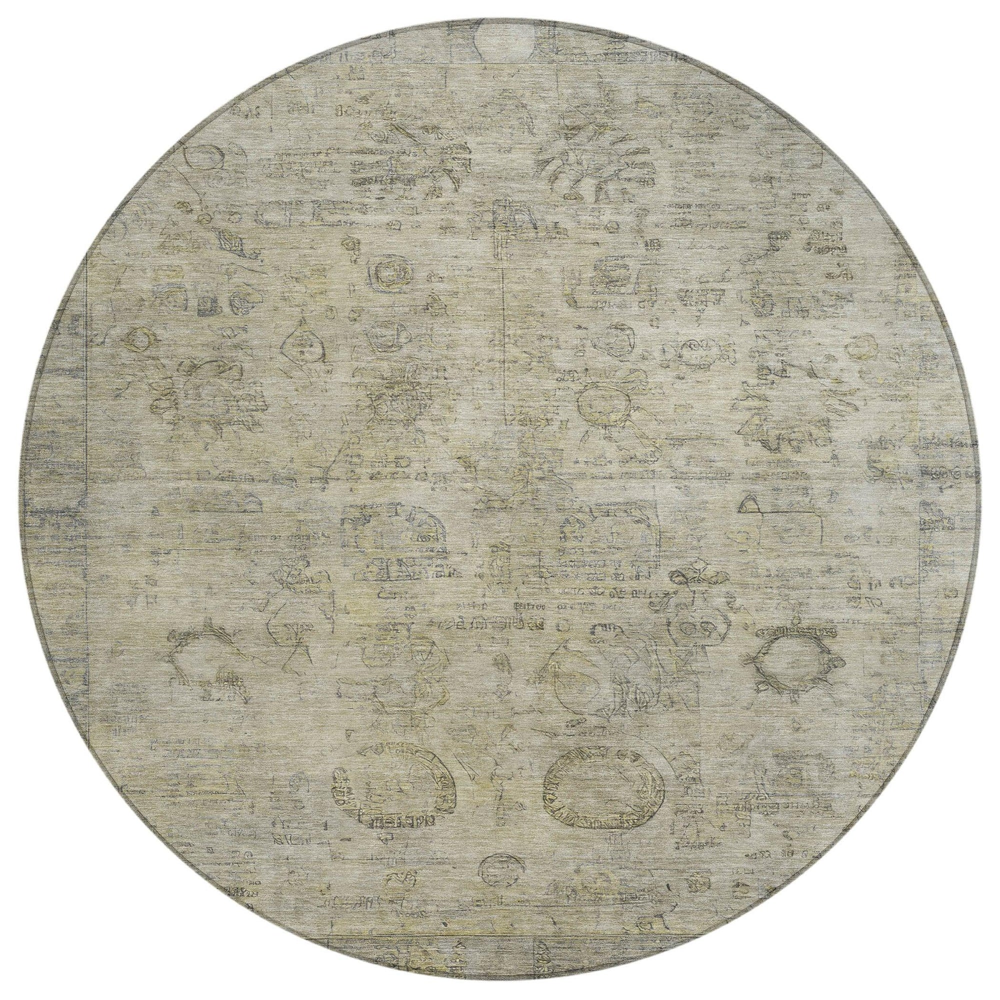 Addison Rugs Laeanor Brown Washable Indoor-Outdoor Rug