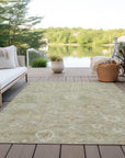 Laeara Brown Washable Indoor-Outdoor Rug