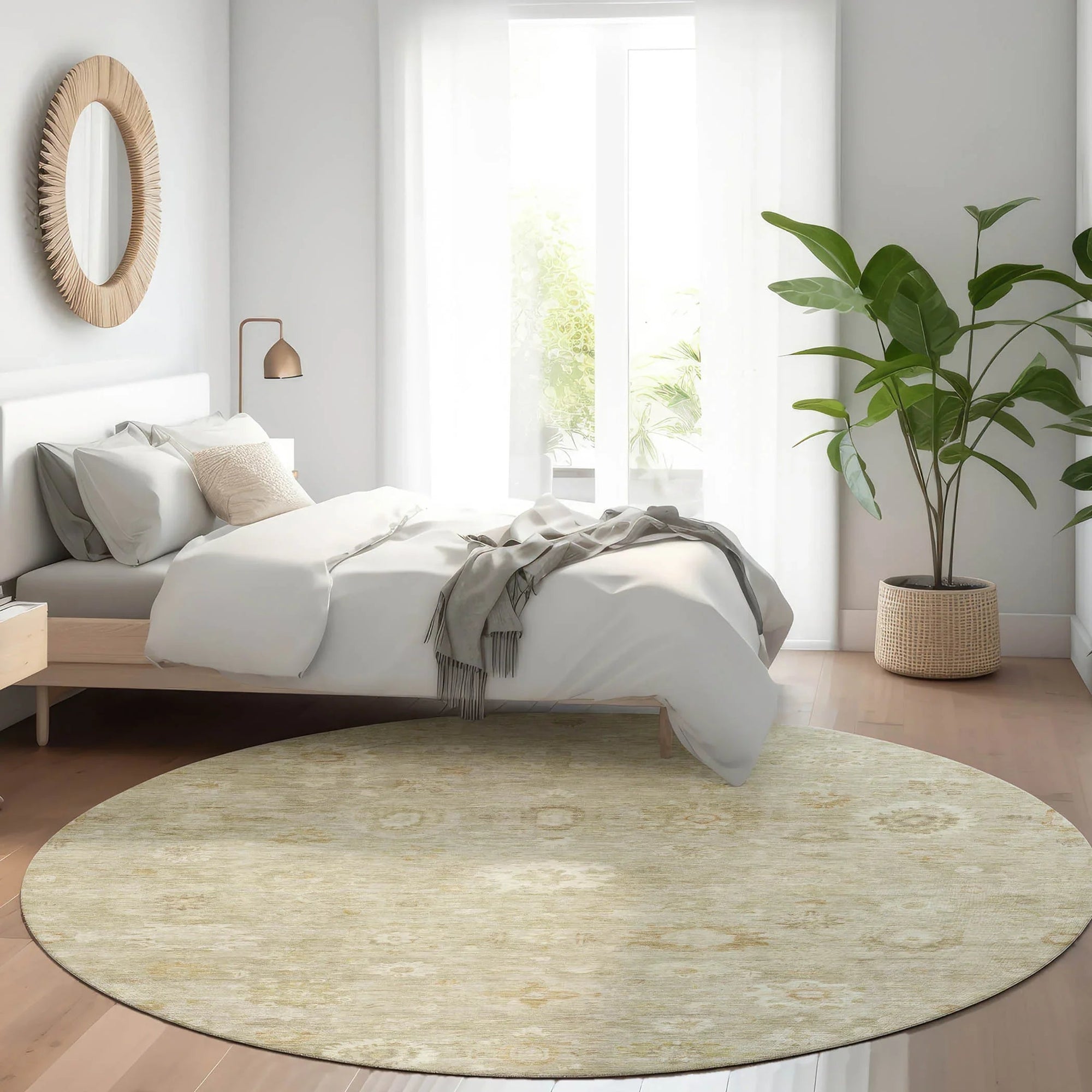 Addison Rugs Laeara Brown Washable Indoor-Outdoor Rug