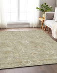 Laeara Brown Washable Indoor-Outdoor Rug