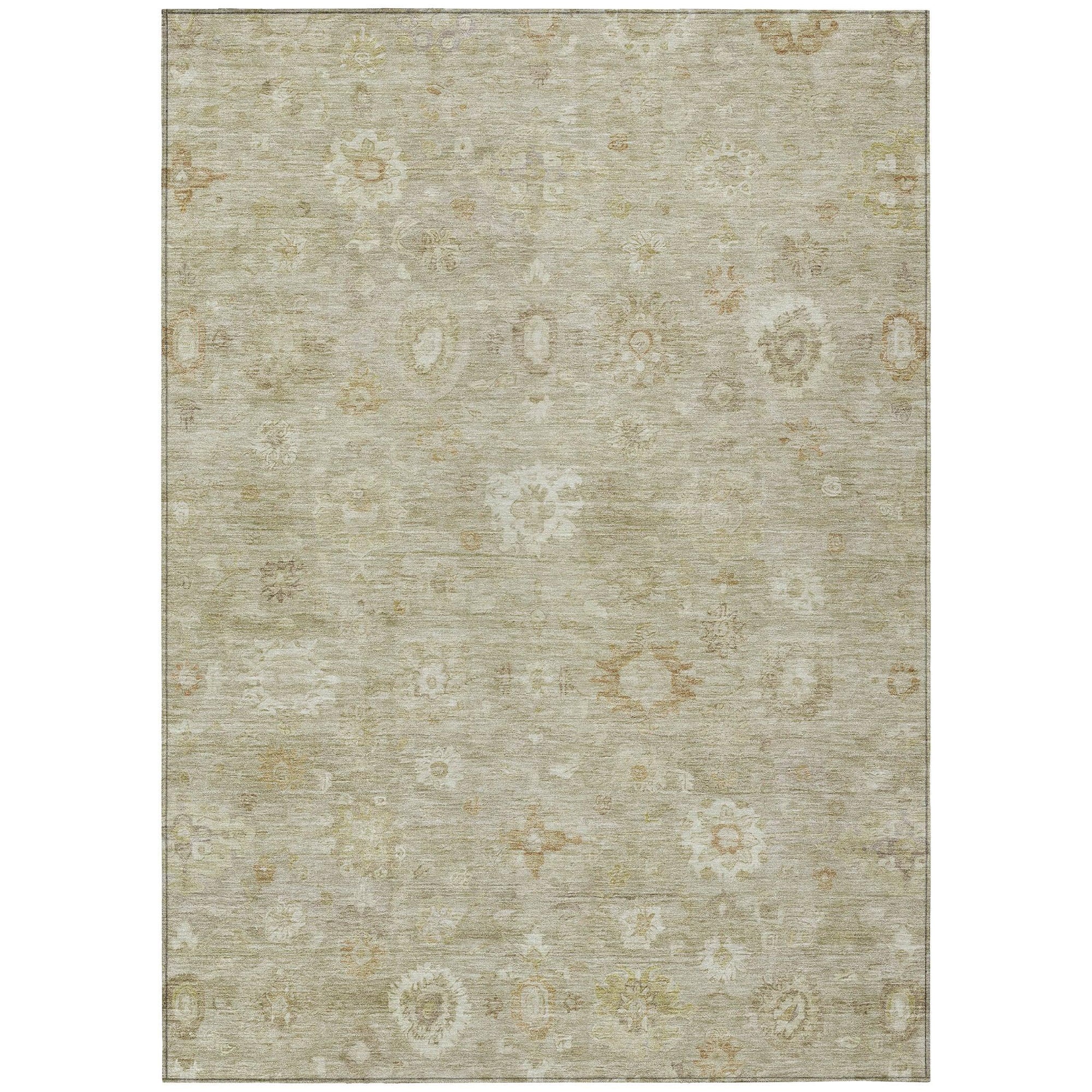 Addison Rugs Laeara Brown Washable Indoor-Outdoor Rug