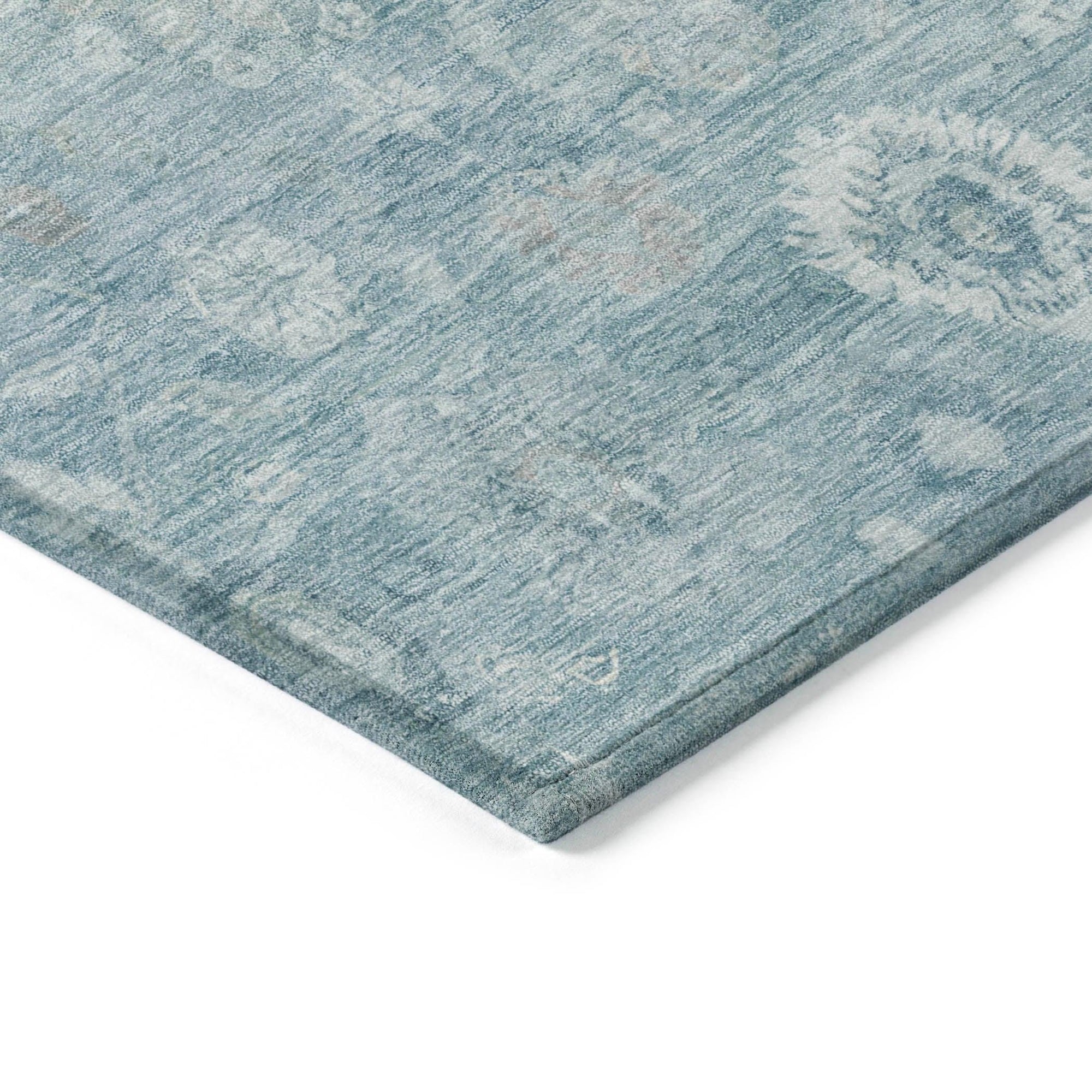 Addison Rugs Laeara Blue Washable Indoor-Outdoor Rug