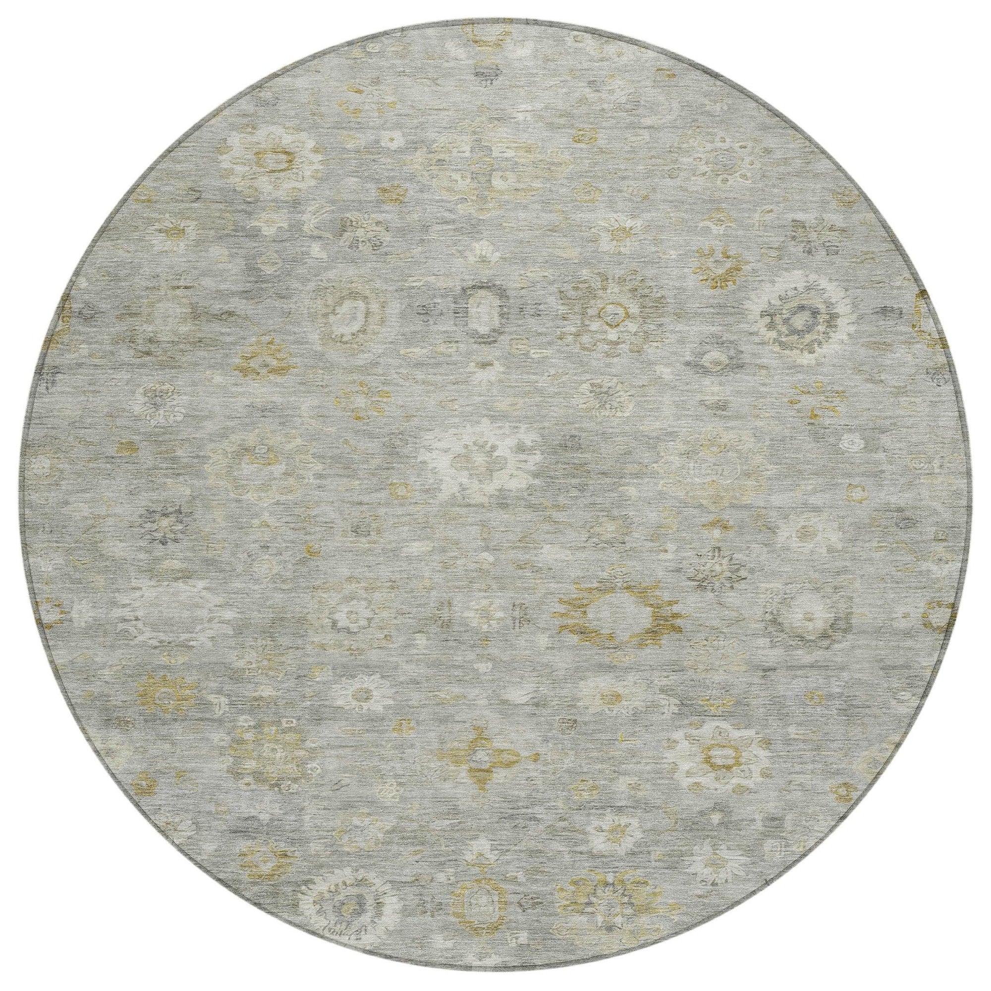 Addison Rugs Laeara Gray Washable Indoor-Outdoor Rug