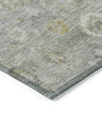 Laeara Gray Washable Indoor-Outdoor Rug