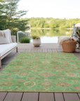 Laeara Lime Washable Indoor-Outdoor Rug