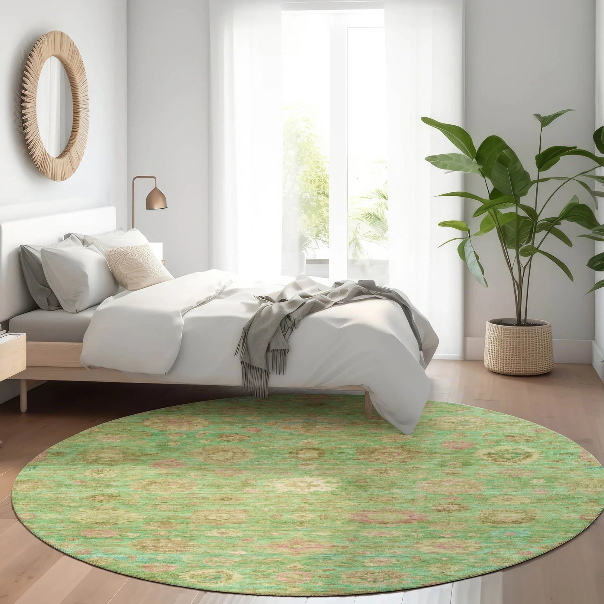 Addison Rugs Laeara Lime Washable Indoor-Outdoor Rug