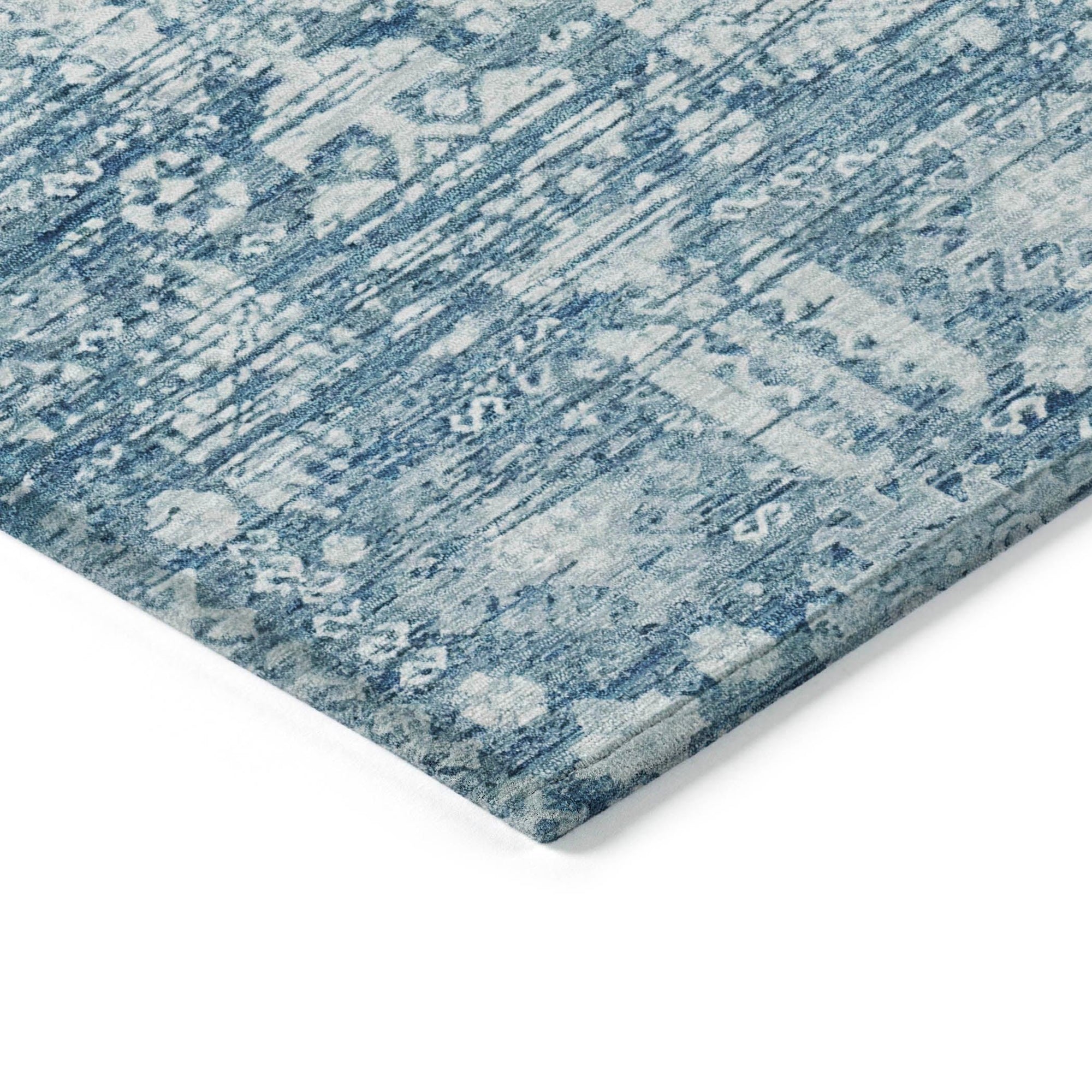Addison Rugs Laearis Denim Washable Indoor-Outdoor Rug