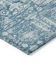 Laearis Denim Washable Indoor-Outdoor Rug