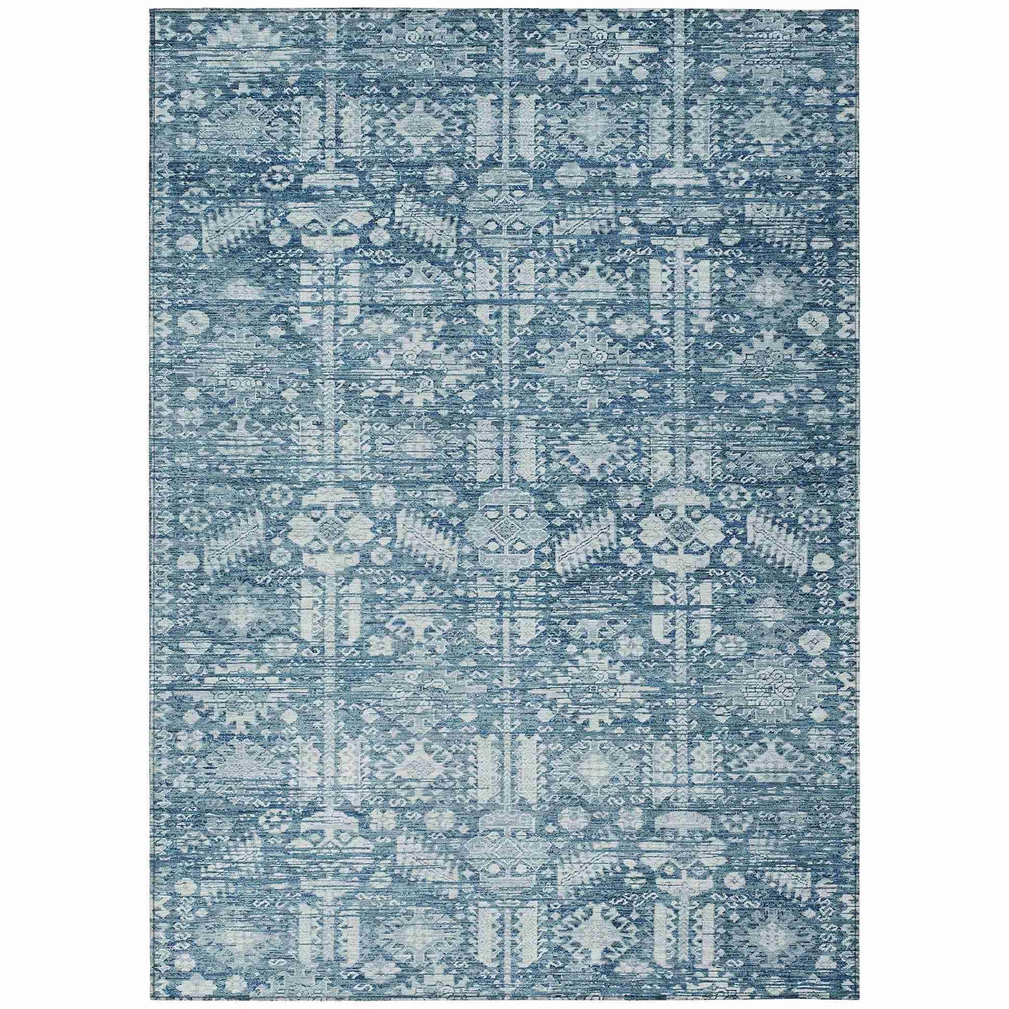 Addison Rugs Laearis Denim Washable Indoor-Outdoor Rug
