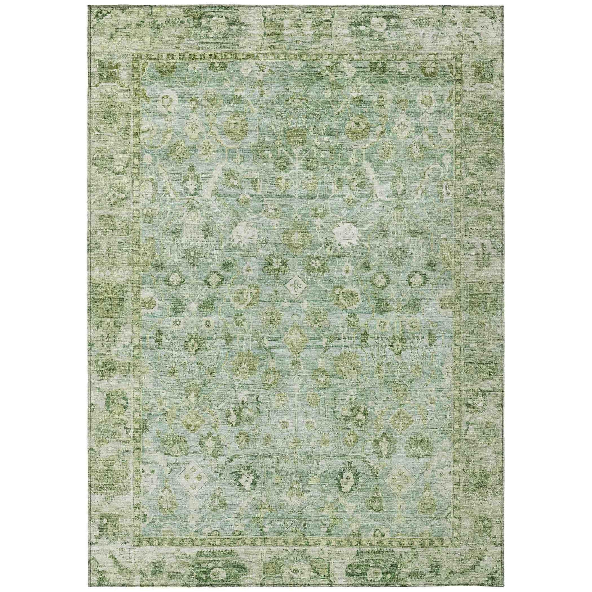 Addison Rugs Laeel Aloe Washable Indoor-Outdoor Rug