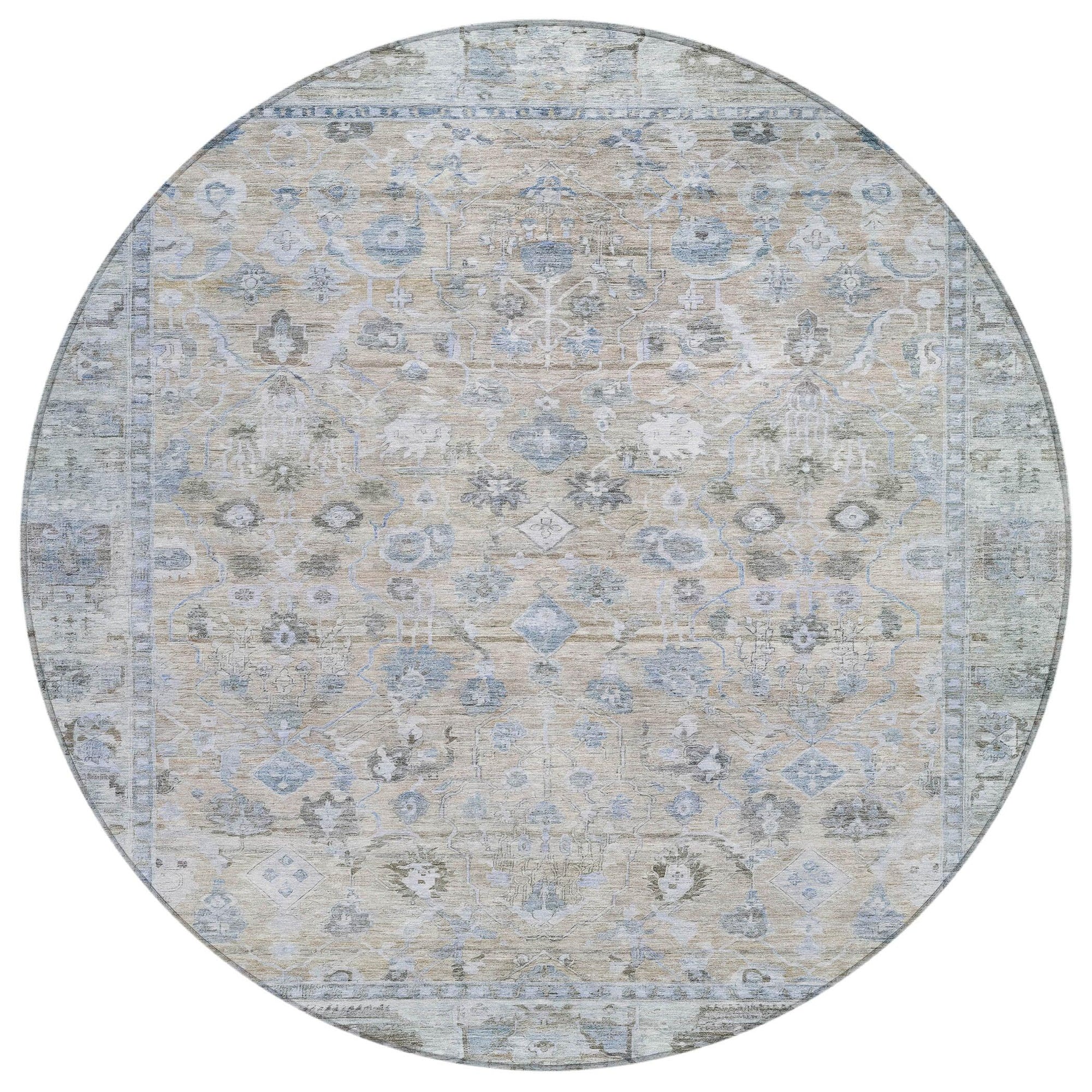 Addison Rugs Laeel Beige Washable Indoor-Outdoor Rug