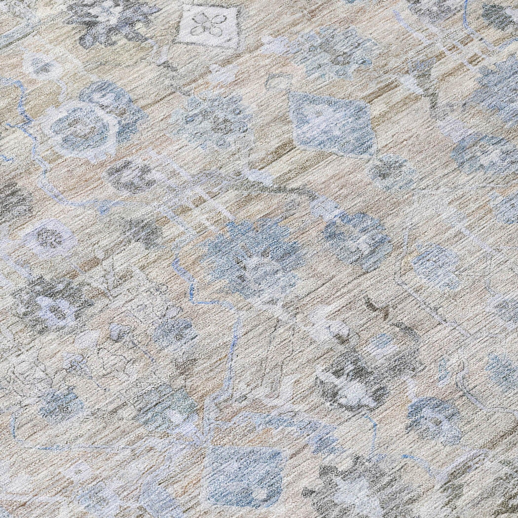 Addison Rugs Laeel Beige Washable Indoor-Outdoor Rug