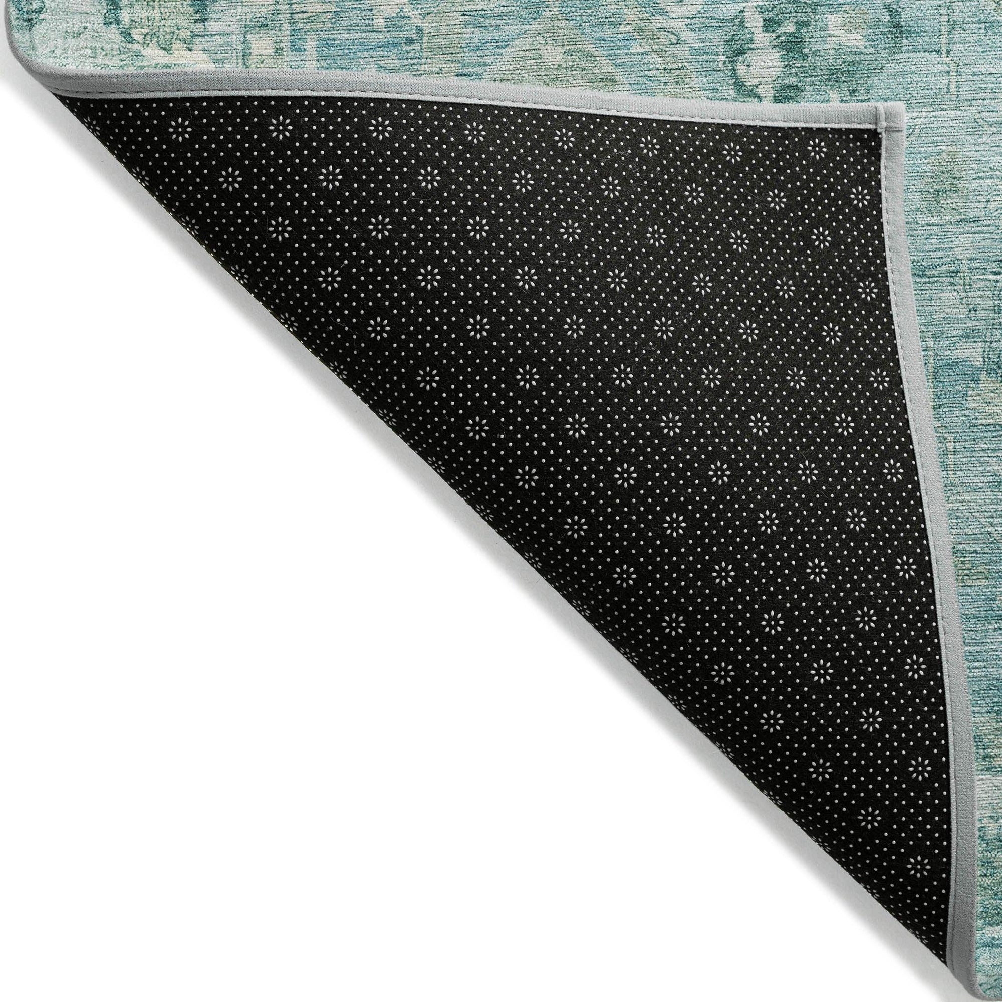 Addison Rugs Laeel Blue Washable Indoor-Outdoor Rug