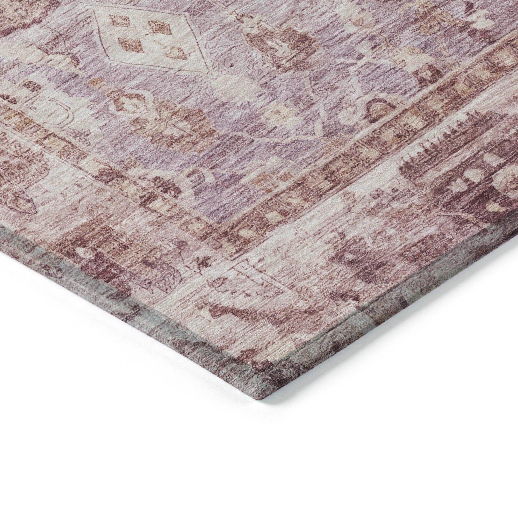 Addison Rugs Laeel Pink Washable Indoor-Outdoor Rug