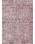 Laeel Pink Washable Indoor-Outdoor Rug