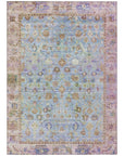 Laeel Seafoam Washable Indoor-Outdoor Rug