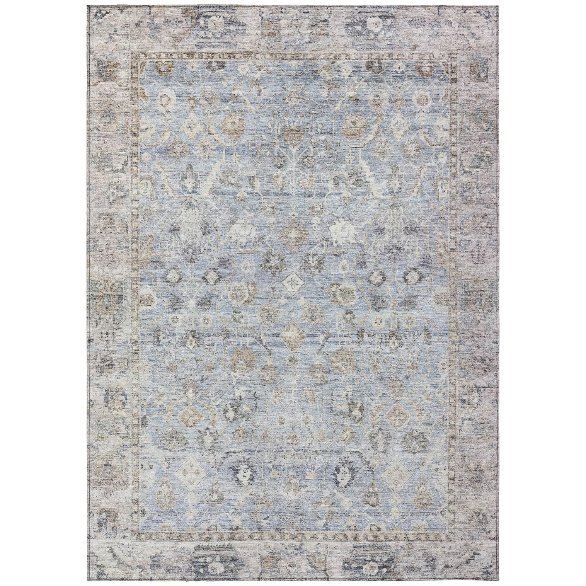 Addison Rugs Laeel Sky Washable Indoor-Outdoor Rug