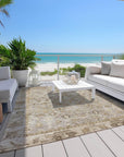 Addison Rugs Laeel Brown Washable Indoor-Outdoor Rug
