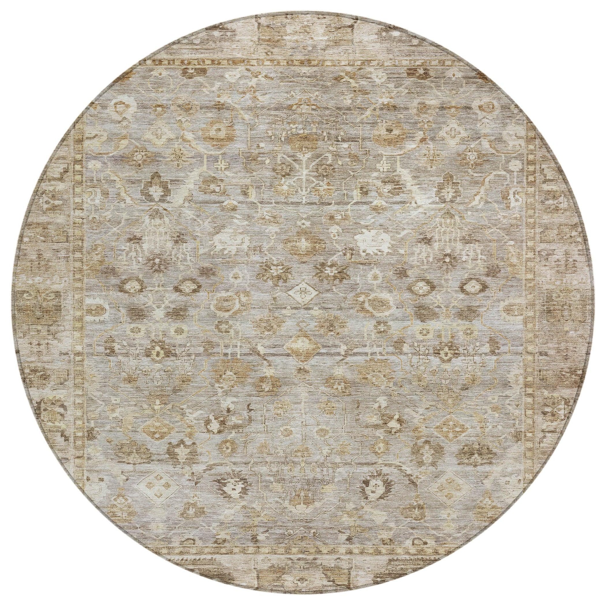 Addison Rugs Laeel Brown Washable Indoor-Outdoor Rug
