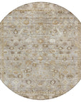 Addison Rugs Laeel Brown Washable Indoor-Outdoor Rug