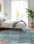 Addison Rugs Laeon Blue Washable Indoor-Outdoor Rug