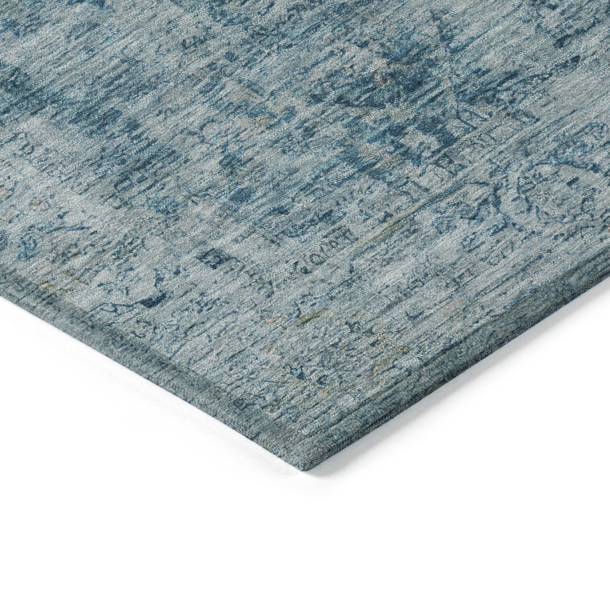 Addison Rugs Laeon Blue Washable Indoor-Outdoor Rug