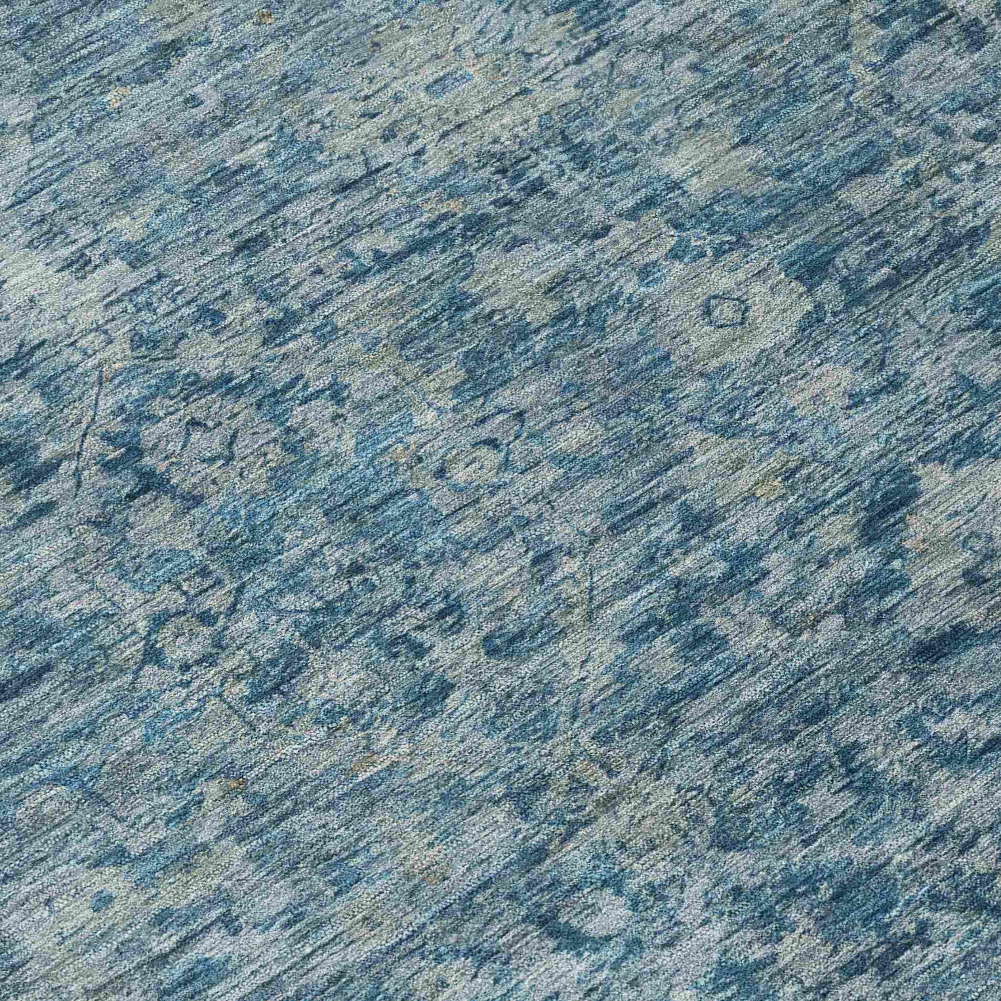 Addison Rugs Laeon Blue Washable Indoor-Outdoor Rug