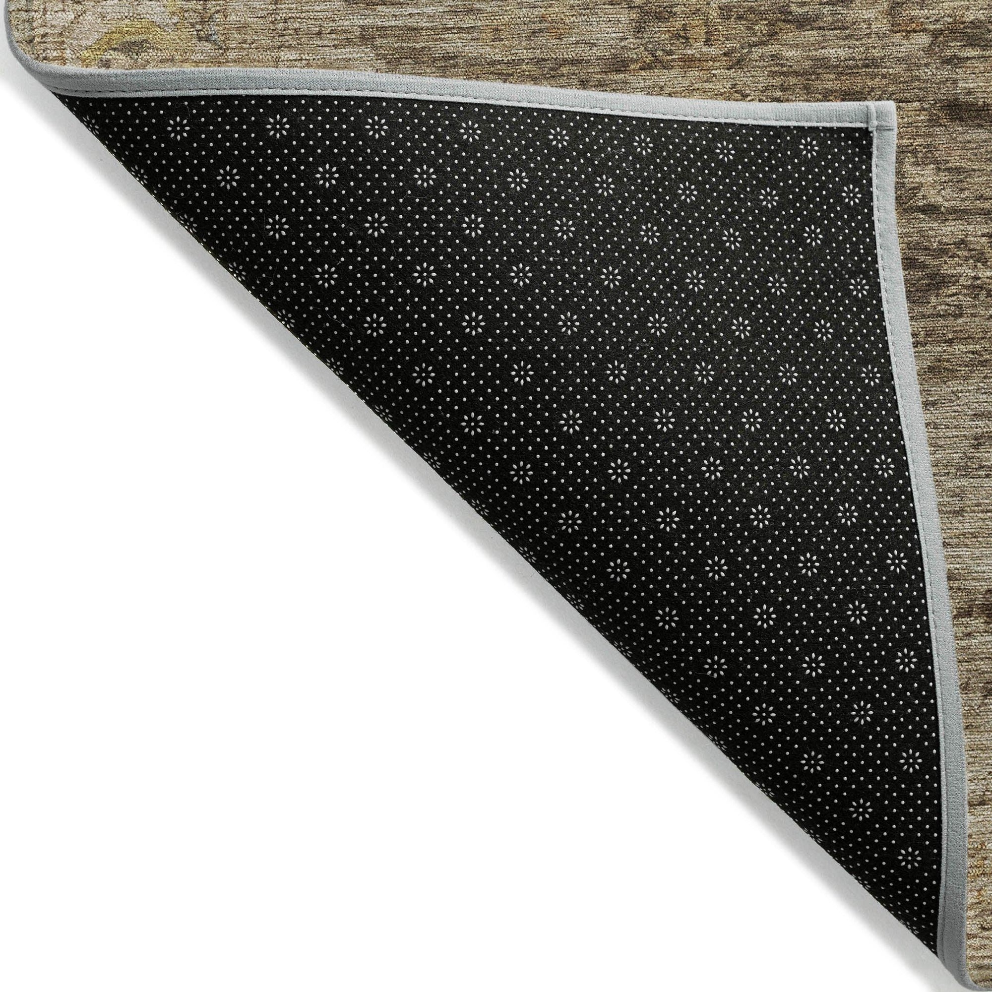 Addison Rugs Laeon Brown Washable Indoor-Outdoor Rug