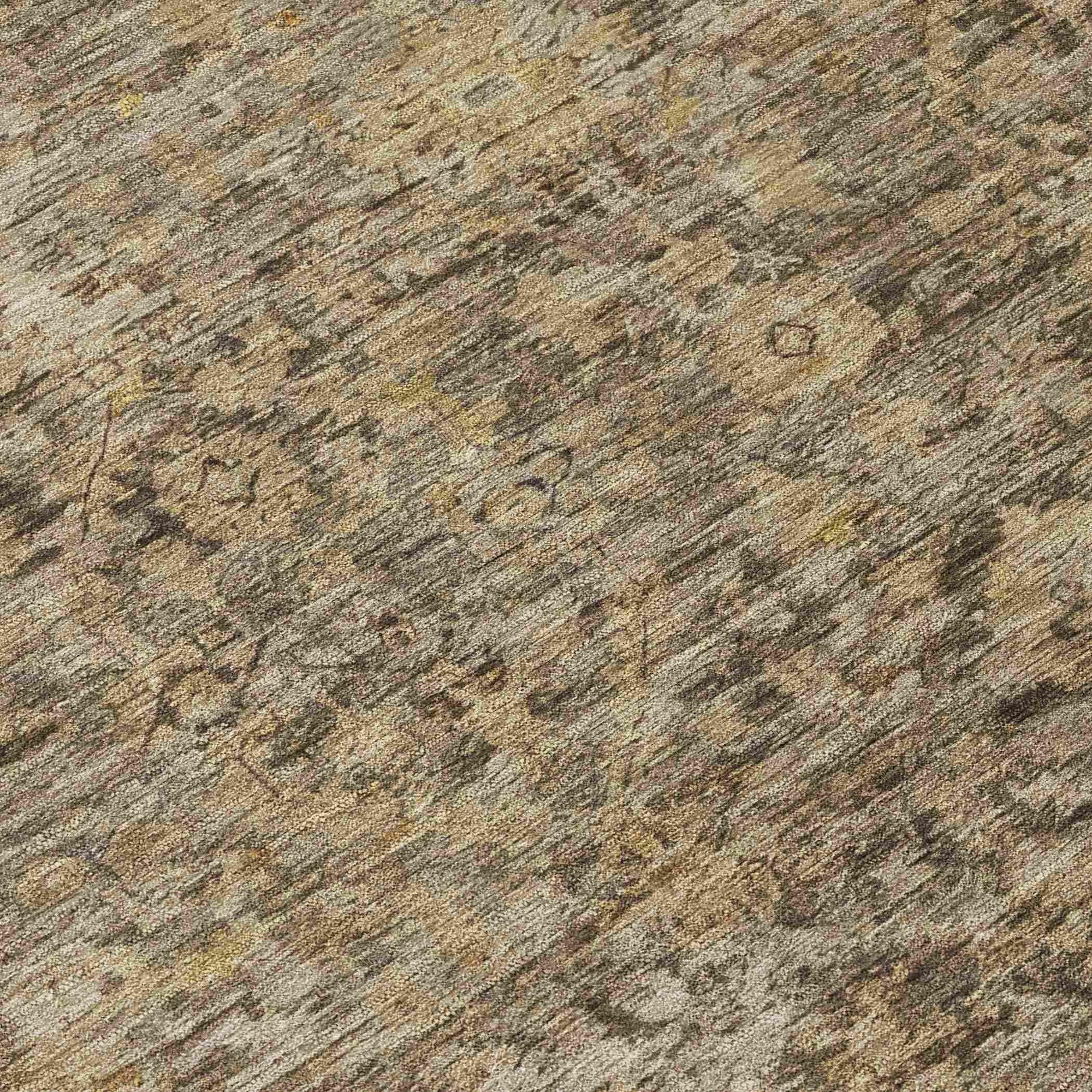 Addison Rugs Laeon Brown Washable Indoor-Outdoor Rug