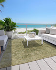 Addison Rugs Laeon Green Washable Indoor-Outdoor Rug