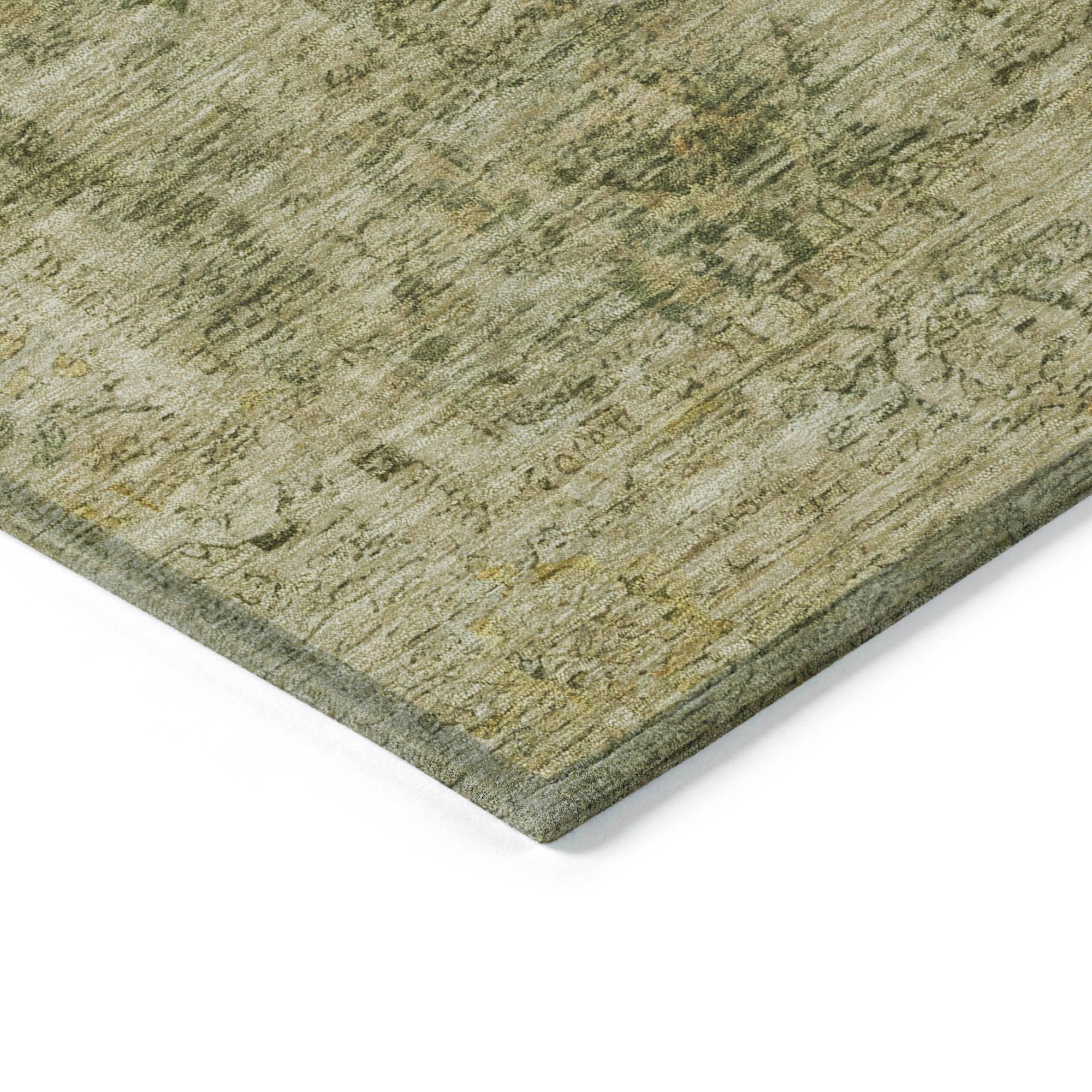 Addison Rugs Laeon Green Washable Indoor-Outdoor Rug