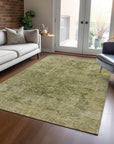 Addison Rugs Laeon Green Washable Indoor-Outdoor Rug