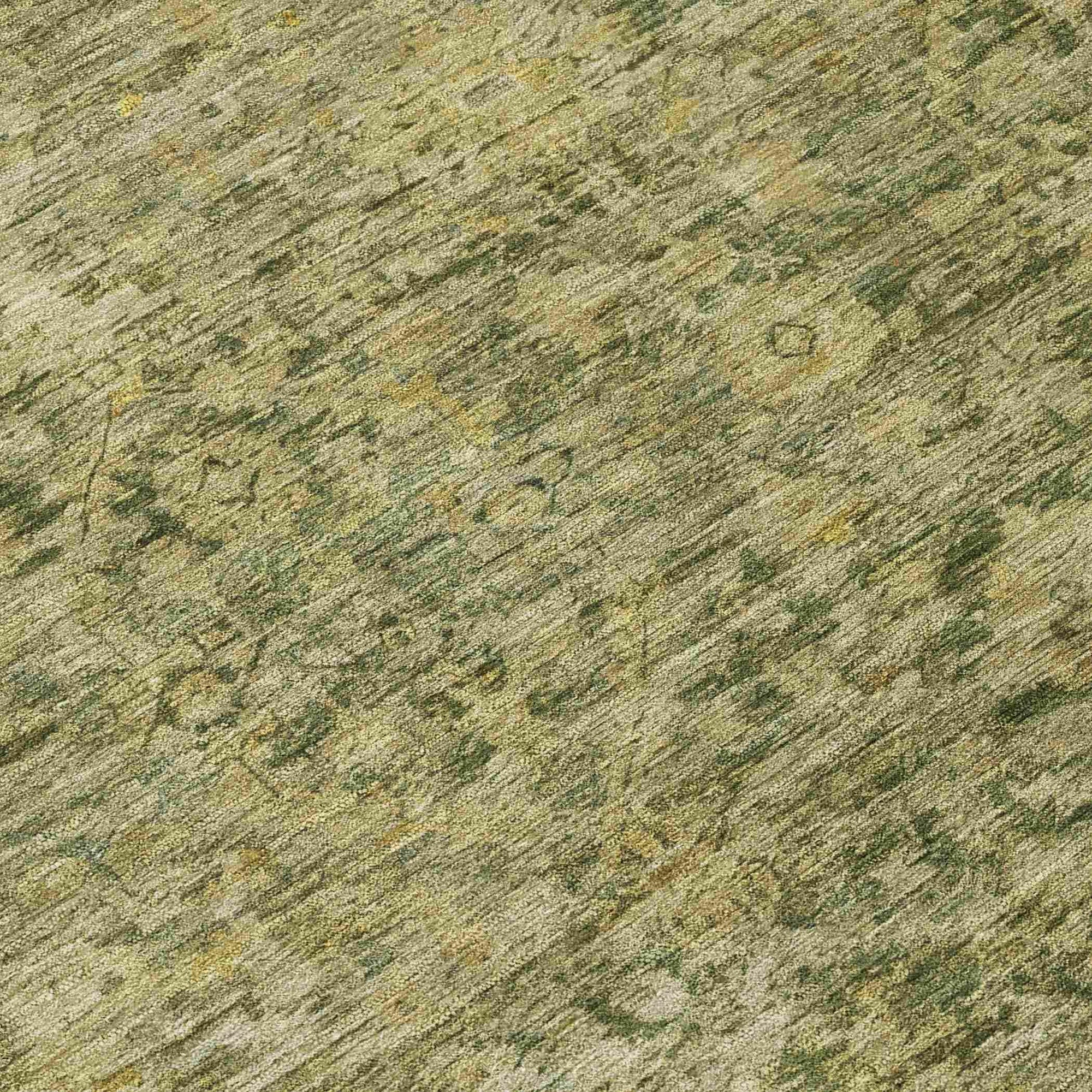 Addison Rugs Laeon Green Washable Indoor-Outdoor Rug
