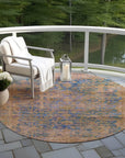 Addison Rugs Laeon Navy Washable Indoor-Outdoor Rug
