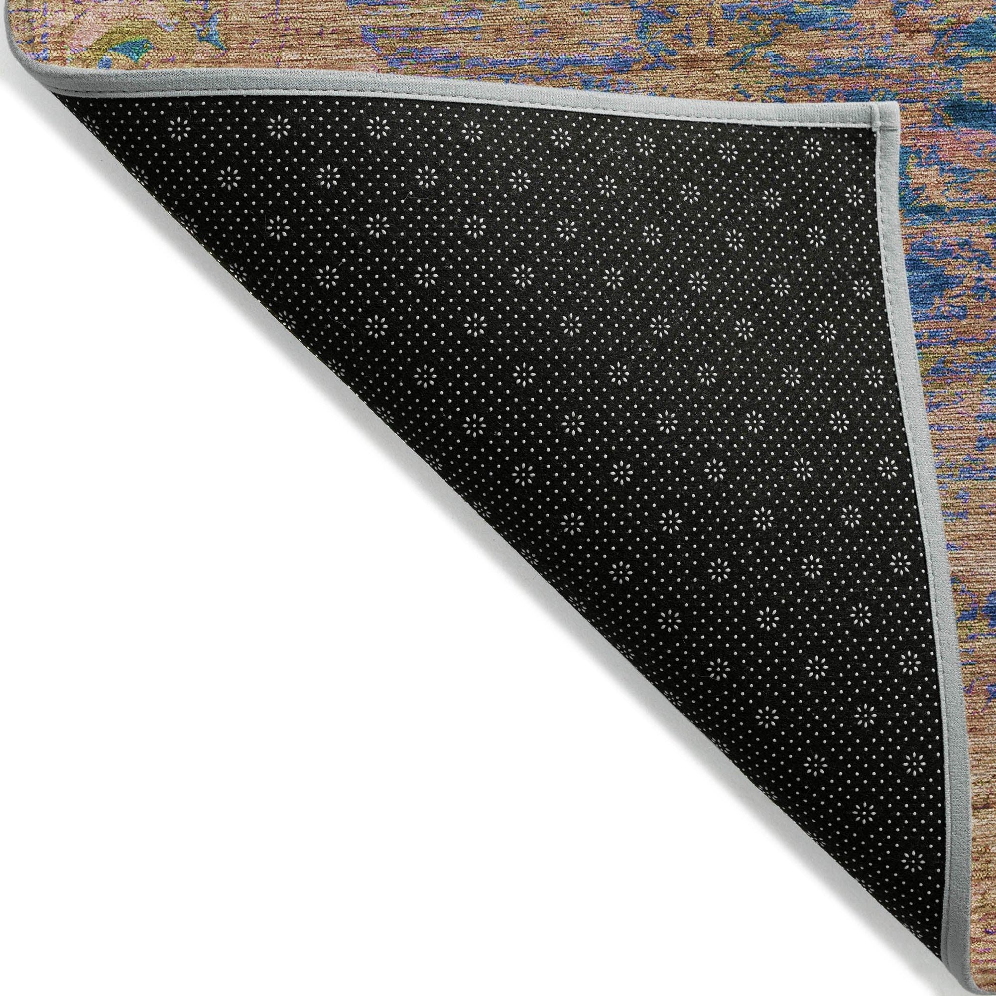 Addison Rugs Laeon Navy Washable Indoor-Outdoor Rug