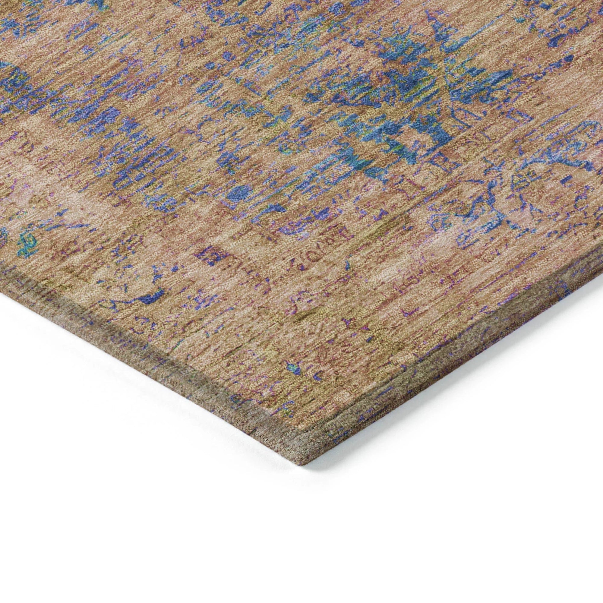 Addison Rugs Laeon Navy Washable Indoor-Outdoor Rug